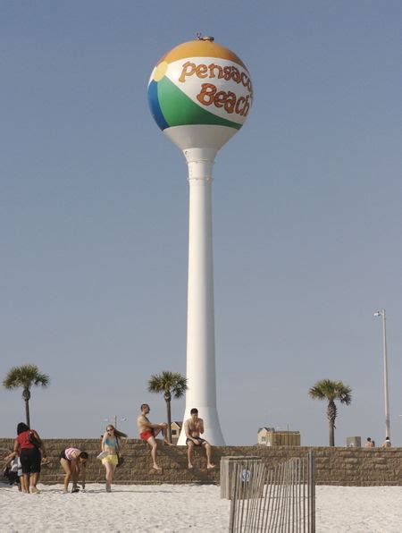 Beach Ball Water Tower Pensapedia The Pensacola Encyclopedia
