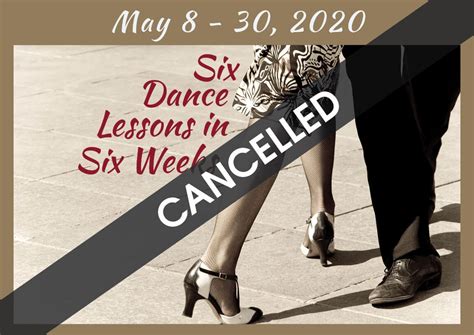 Six Dance Lessons In Six Weeks Coaster Theatre Playhouse