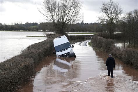 Storm Swollen Rivers Surge In Uk Severe Flood Alerts Issued