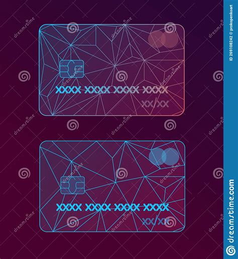 Illustration Of Bank Cards Bank Card Example Stock Vector
