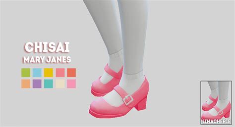 Chisai Mary Janes Shoes From Linacherie • Sims 4 Downloads