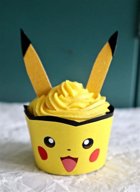 Pikachu Cupcakes With Printable Cupcake Wrappers Popcorner Reviews