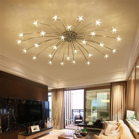 Ceiling lighting arrangement of hanging lighting. Creative Chandelier Ceiling Bedroom Living Room Modern ...