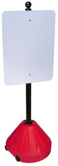 Traffic Safety Direct Portable Sign Base And Pole Shipped From Nj
