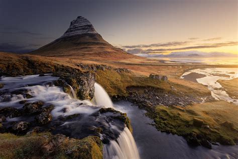 Kirkjufell Islande Waterfall Places To Visit Outdoor