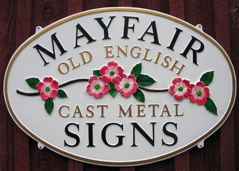 custom signage metal signs carved signs mayfair signs