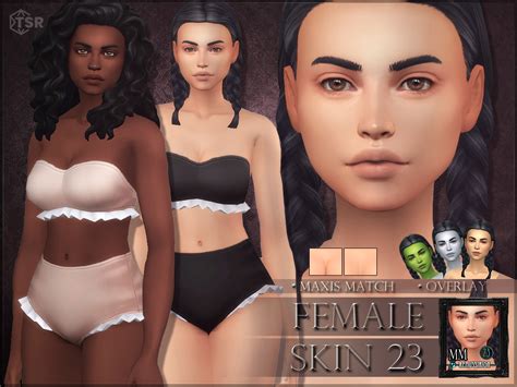 Remussirion S Female Skin Overlay The Sims Skin Sims Cc Sexiz Pix