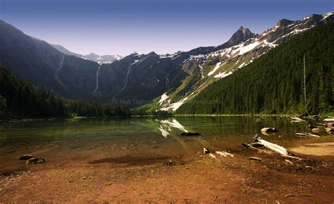 Avalanche Lake At Dawn Glacier National Park Matt