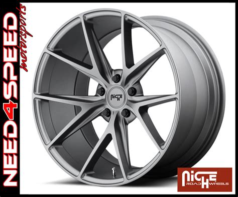19 Niche Misano M117 Matte Black Concave Wheels For Kia Optima Other
