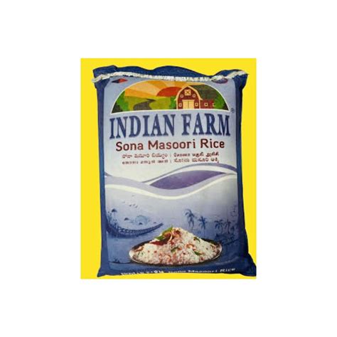 Indian Farm Sona Masoori Rice 20kg