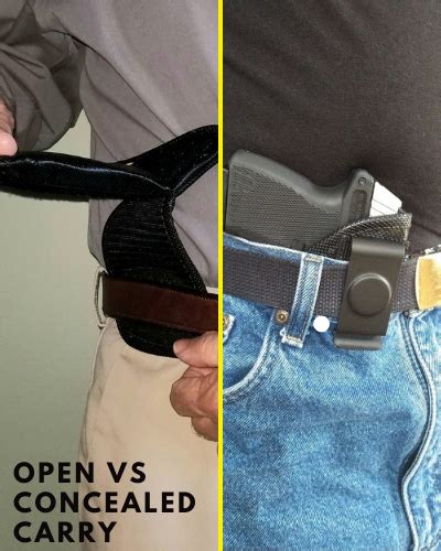 Open Vs Concealed Carry Remora Holsters