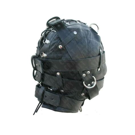 Deprivation Hood Bondage Gimp Hood Bdsm Kink Gear Slave Etsy