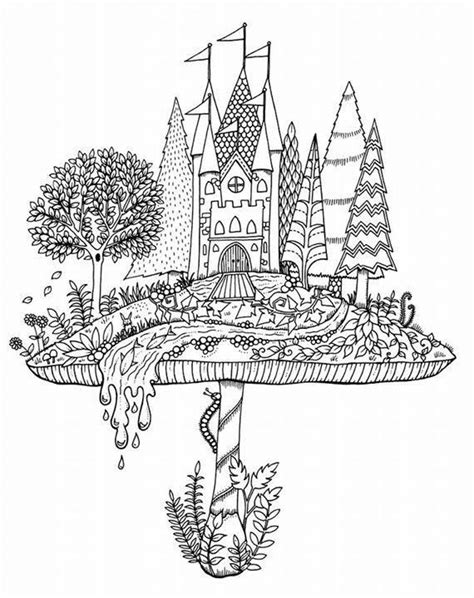 Coloring Book Enchanted Forest Bdacharge