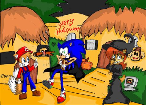 Sonic Halloween By Riderdahedgehog91 On Deviantart