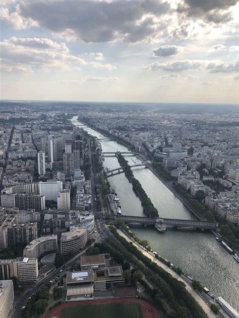 View From The Top Of Eiffel Tower Eiffel Tower River France Views