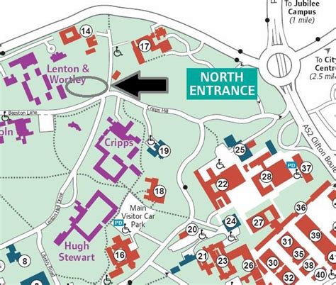 The University Of Nottingham Health Service How To Find Us