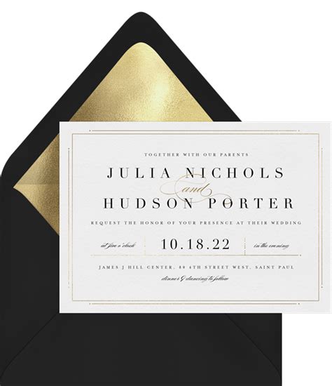 14 Modern Wedding Invitations That Prove Less Is More Stationers