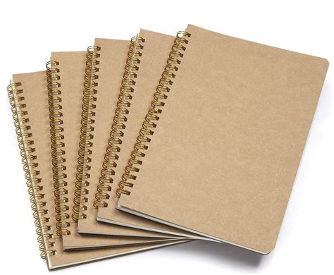 Wodasi A Cahier Spirale Lot De Blocs Notes Spirales En Couverture