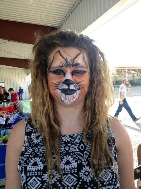 Lioness And Her Mane Face Painting Fun Atthe Fair Face Painting Pictures To Paint Face