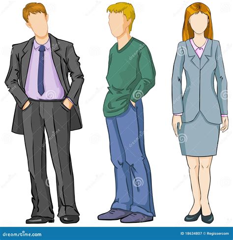 Business People Stock Illustration Illustration Of Contemporary 18634807