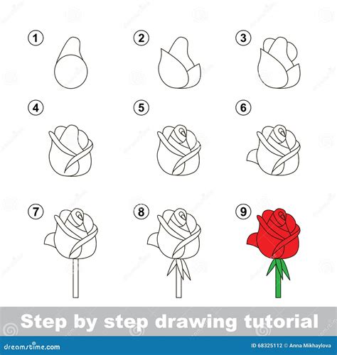 How Do I Draw Roses Step By Step Bornmodernbaby