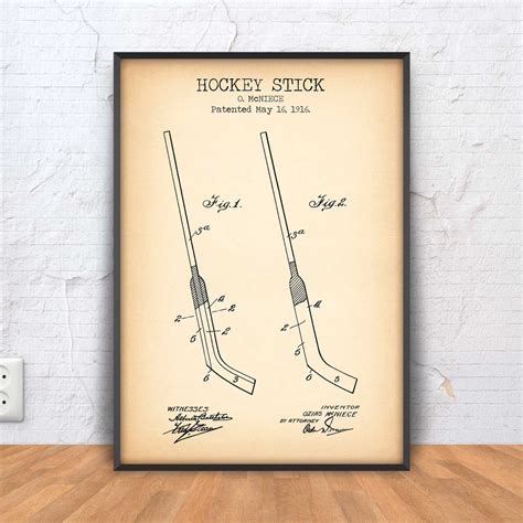 Hockey Stick Patent Print, Hockey, Hockey, Hockey, Sport Decor, Hockey Art, Ice Sport Wall Art 