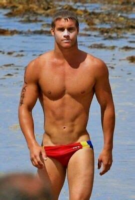 Shirtless Muscular Male Beefcake Speedo Swim Suit Hunk Jock Body Photo My Xxx Hot Girl