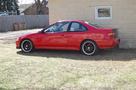 Fsft 1993 Honda Civic Ex Ej1 Coupe Red And Blk Nice Loook Honda Tech