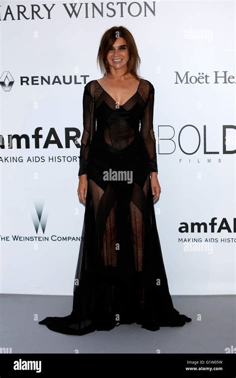 Carine Roitfeld Attends Amfars Cinema Against Aids Gala During The 69th Annual Cannes Film