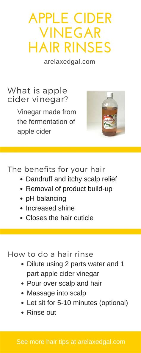 Apple Cider Vinegar Hair Rinse Recipe Cake Baking