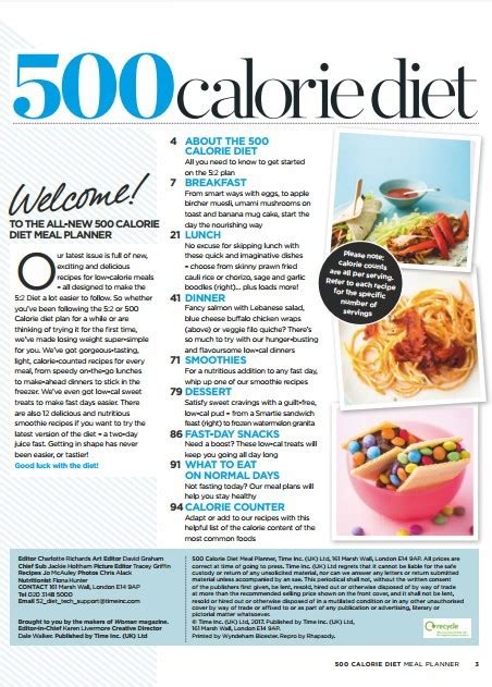 Woman Special Series 500 Calorie Diet 2 2017 2 Imgpile