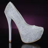 Pictures of Silver Platform Pumps Prom