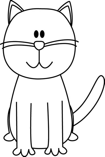 Share your amazing black and white cat clipart with people all over the world! Black and White Cat Clip Art - Black and White Cat Image