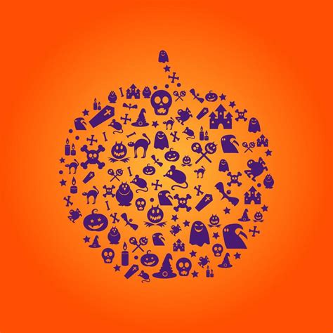 Happy Halloween Design Element For Poster Card 13333510 Vector Art At