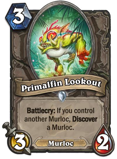 Primalfin Lookout Hearthstone Heroes Of Warcraft Wiki Fandom