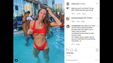 Womans Bikini Picture Shamed By Tx Company On Instagram Fort Worth
