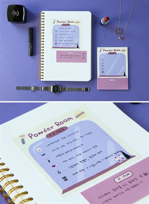 Sticky Notes 8types Weekly Planner Checklist Colorful Etsy