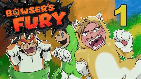 Bowsers Fury Playthrough Part 1 Super Saiyan Mario Youtube