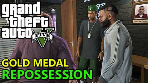 Gta 5 Mission 2 Repossession 100 Gold Medal Walkthrough Youtube