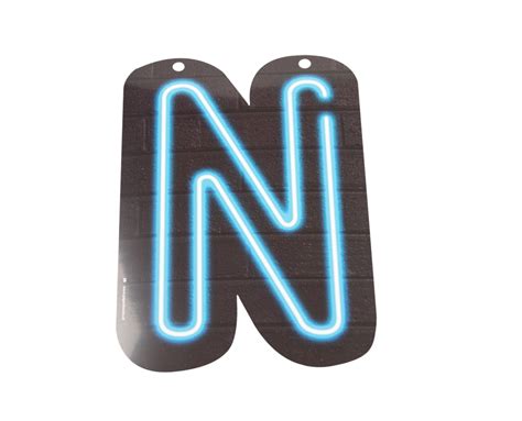 Neon Letter N Neon Slinger Letter Feest Versiering De Goede Keus
