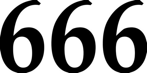 Significado Del Número 666 I Significado De Los Numeros