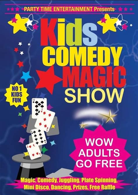 Kids Comedy Magic Show Tour 2022 Childrens Comedy And Magic Show Galway