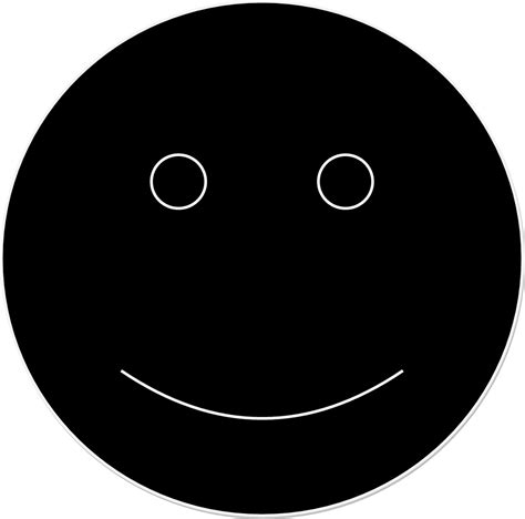 Black Smiley Face Clipart Best Clipart Best Images And Photos Finder