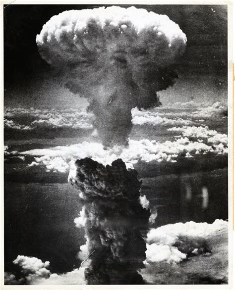 mushroom cloud over nagasaki japan 9 august 1945 the digital collections of the national