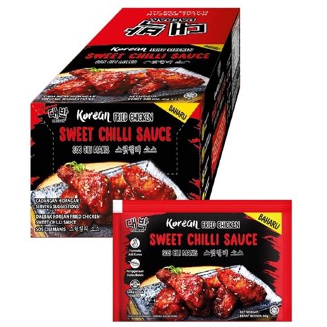 25 SACHETS 40g Mamee Daebak Korean Fried Chicken Sweet Chili Soy