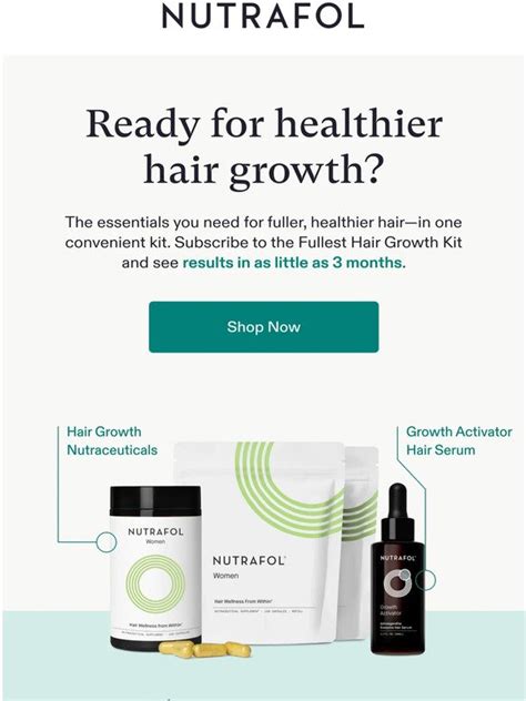 Nutrafol The Fullest Hair Growth Kit Milled