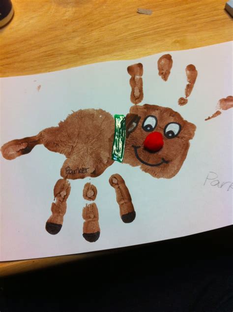 Handprint Reindeer Christmas Crafts For Kids Christmas Crafts
