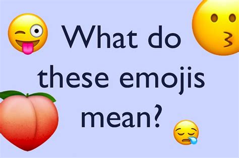 what we thought these 11 emojis meant versus what they