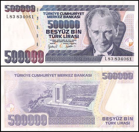 Turkey Lira Banknote P Unc