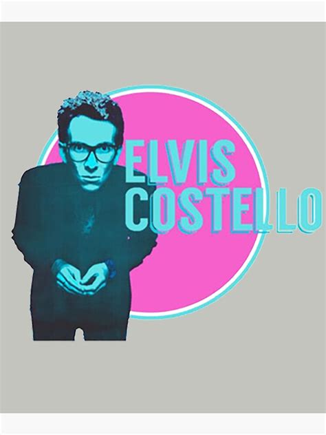 elvis costello pop art poster for sale by jodiewalters redbubble